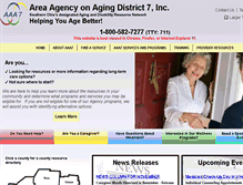 Tablet Screenshot of aaa7.org